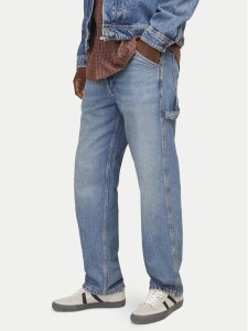 Jack & Jones Jeansy Eddie 12261926 Niebieski Loose Fit