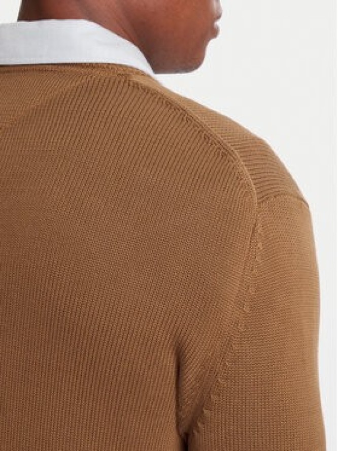 Tommy Jeans Sweter DM0DM21787 Brązowy Regular Fit