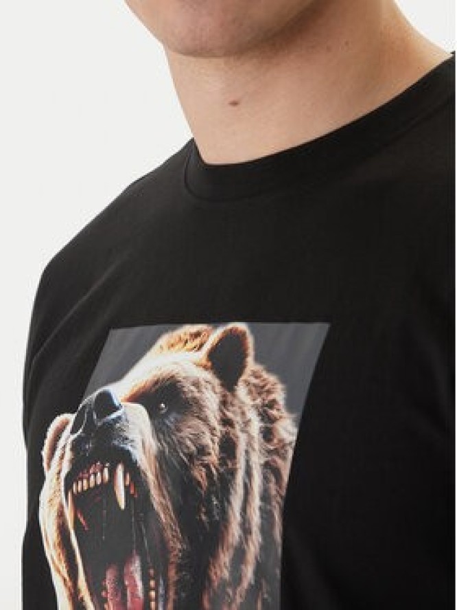 BOSS T-Shirt Dobermann 50558965 Czarny Regular Fit