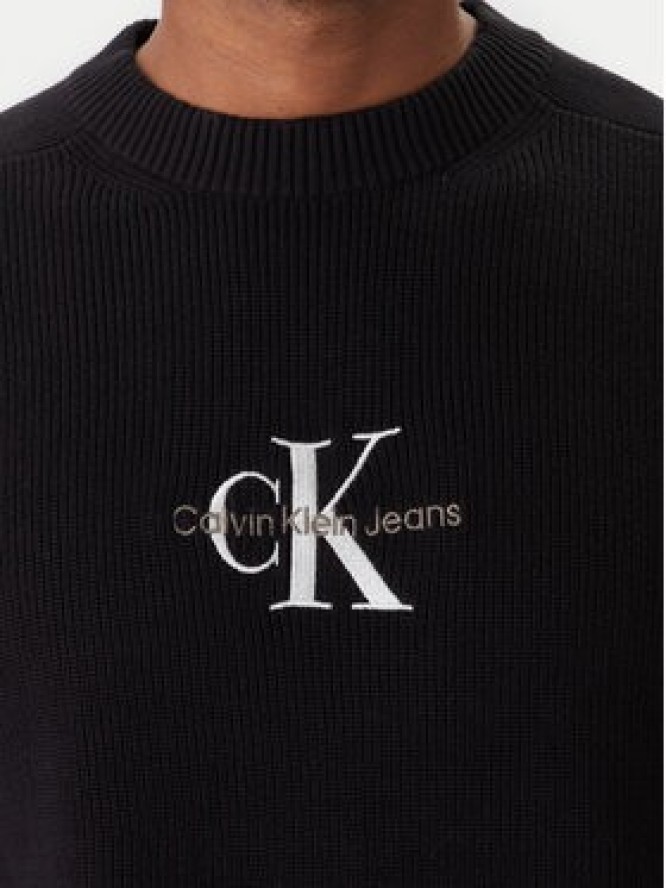 Calvin Klein Jeans Sweter J30J322460 Czarny Loose Fit