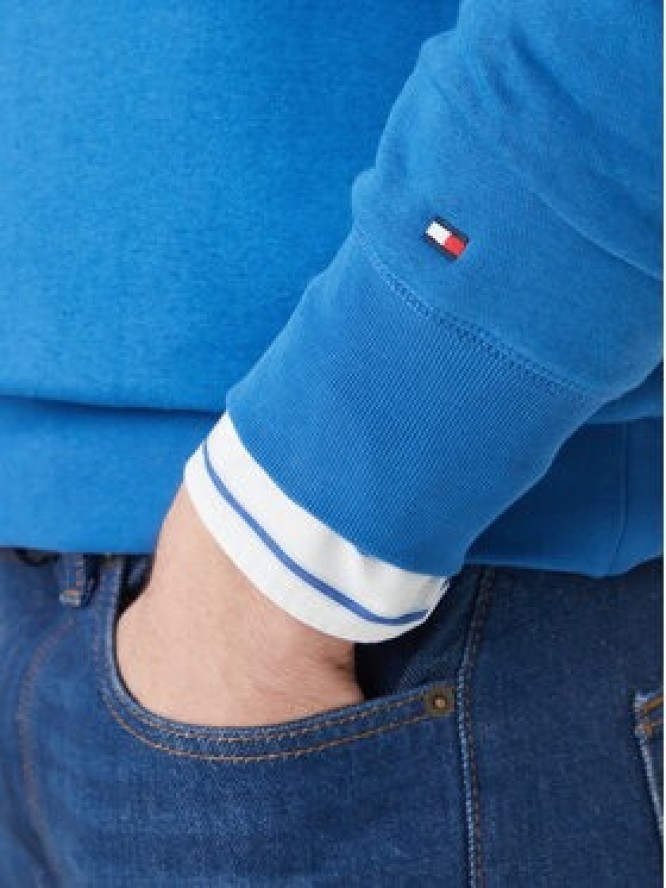 Tommy Hilfiger Bluza Logo MW0MW11596 Niebieski Regular Fit