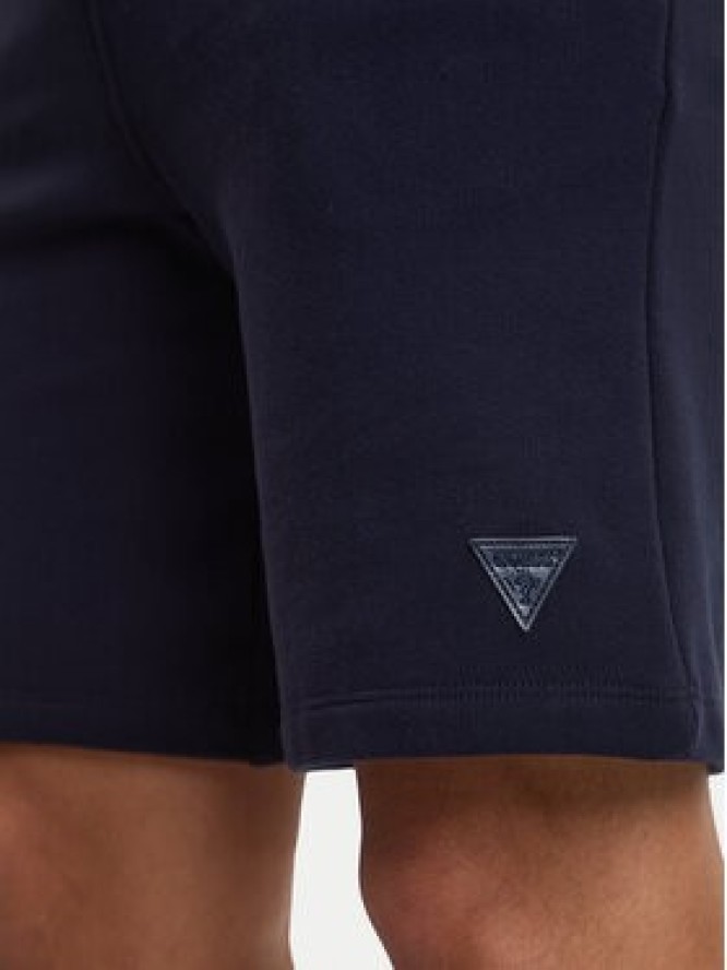 Guess Szorty sportowe M6GD12 K3020 Granatowy Slim Fit