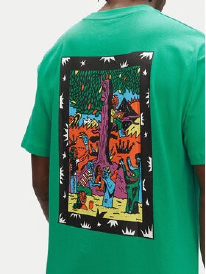 Volcom T-Shirt Bob Moleema A4312554 Zielony Loose Fit