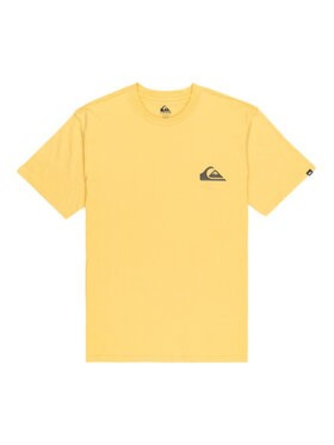 Quiksilver T-Shirt Ev Mini Logo Ss EQYZT08181 Beżowy Regular Fit