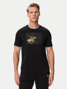 Beverly Hills Polo Club T-Shirt M1617-HR Czarny Regular Fit