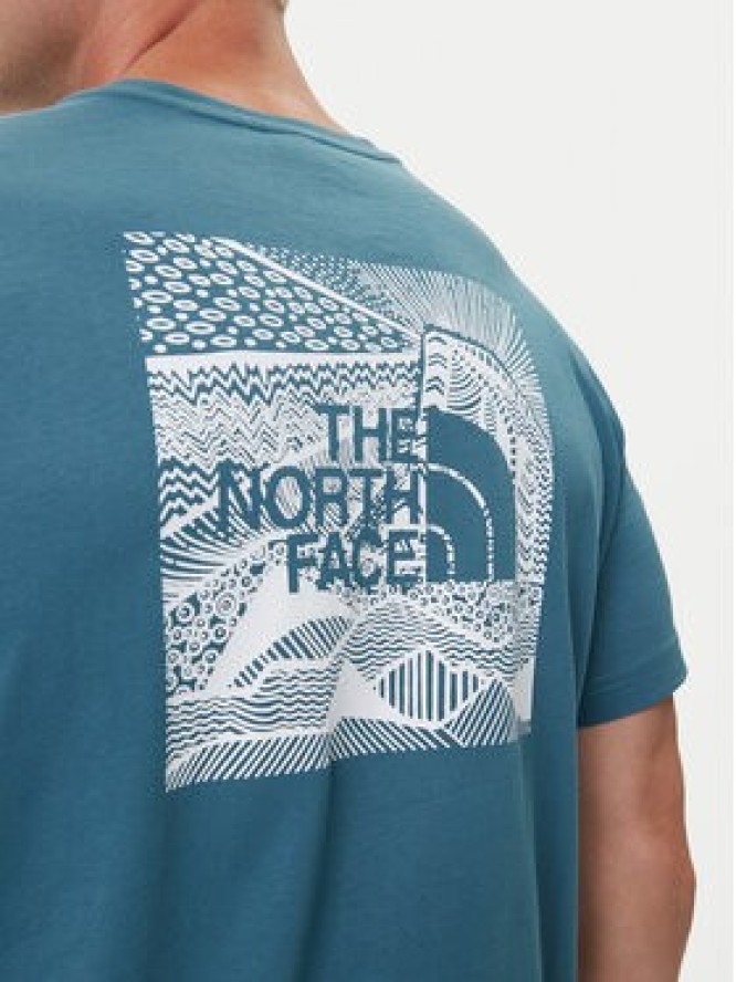 The North Face T-Shirt Redbox NF0A87NV Niebieski Regular Fit
