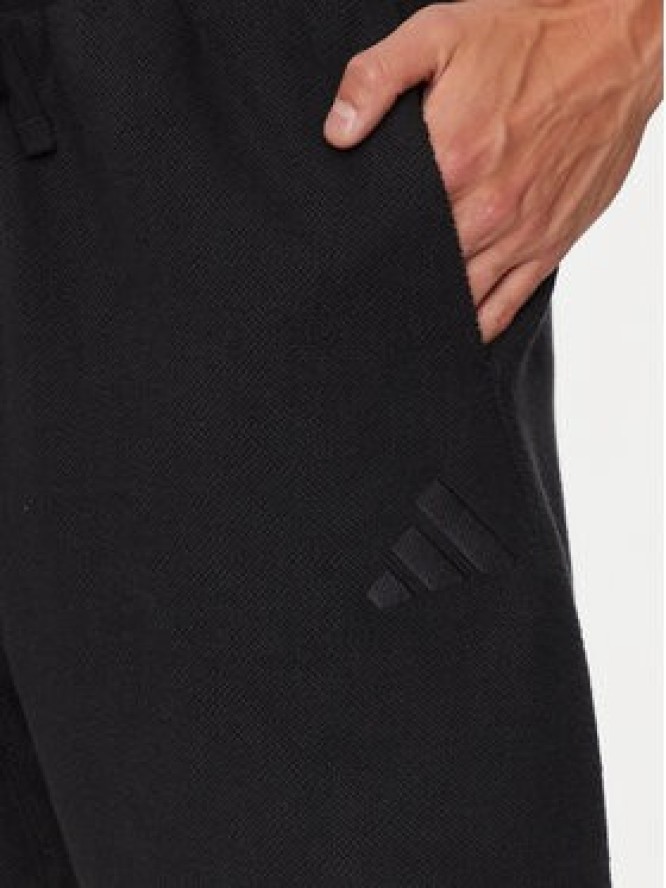 adidas Szorty sportowe Elevated ALL SZN Terry Loop IX1267 Czarny Regular Fit