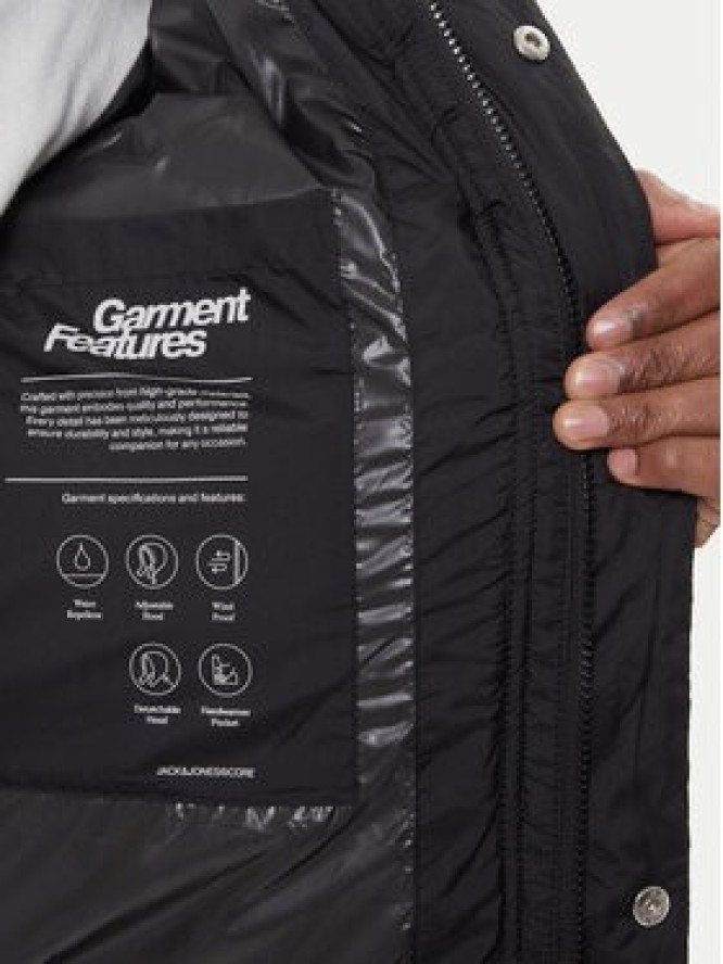 Jack & Jones Kurtka zimowa Union 12283147 Czarny Regular Fit