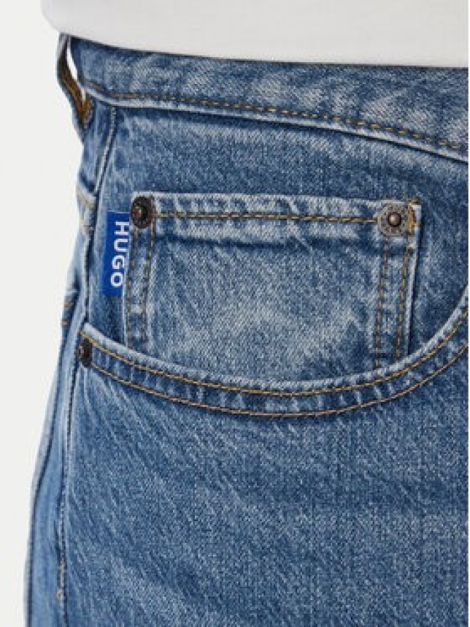 HUGO Jeansy Ash 50563469 Niebieski Slim Fit