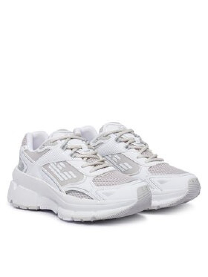 EA7 Emporio Armani Sneakersy 7X000663 AF23619 MZ203 Srebrny