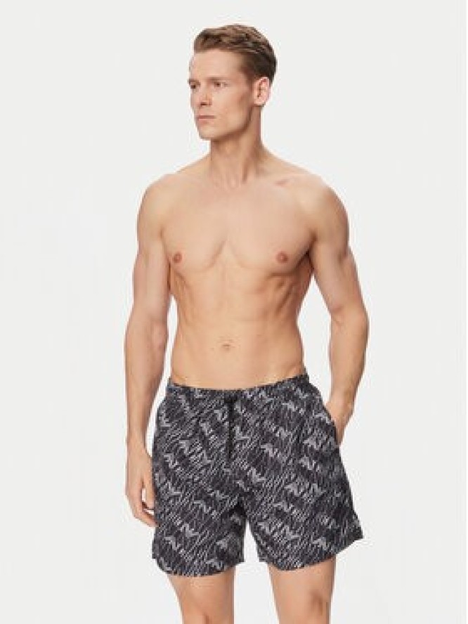 Emporio Armani Szorty kąpielowe EM000688 AF20442 FC026 Czarny Regular Fit