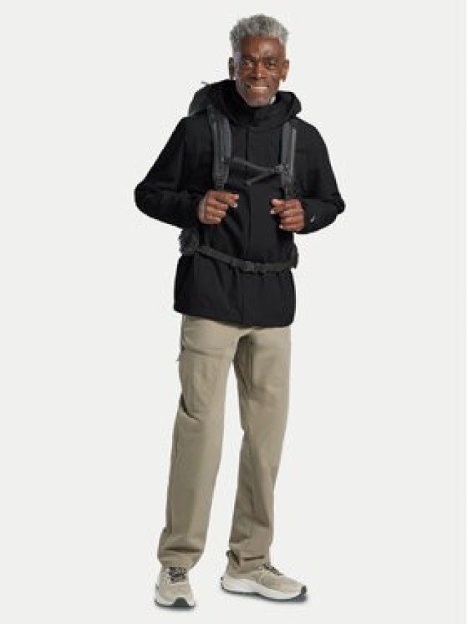 Jack Wolfskin Kurtka outdoor Trailtime 2l A63903 Czarny Regular Fit