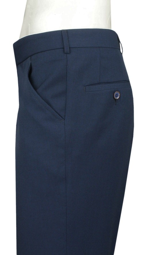 Męski, Taliowany Garnitur (Wesele, Studniówka) - Casino - Granat