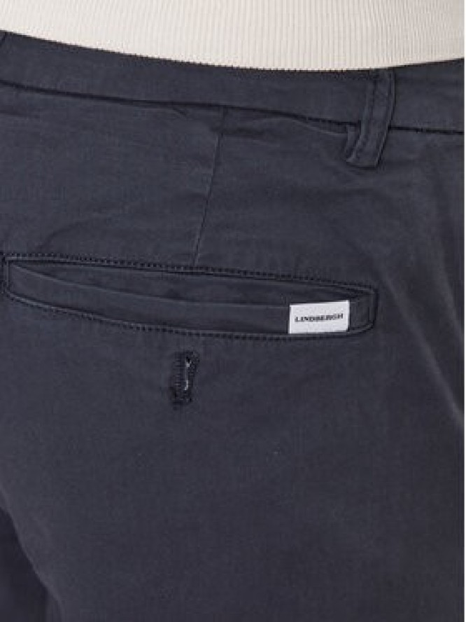 Lindbergh Szorty materiałowe 30-505044 Niebieski Slim Fit