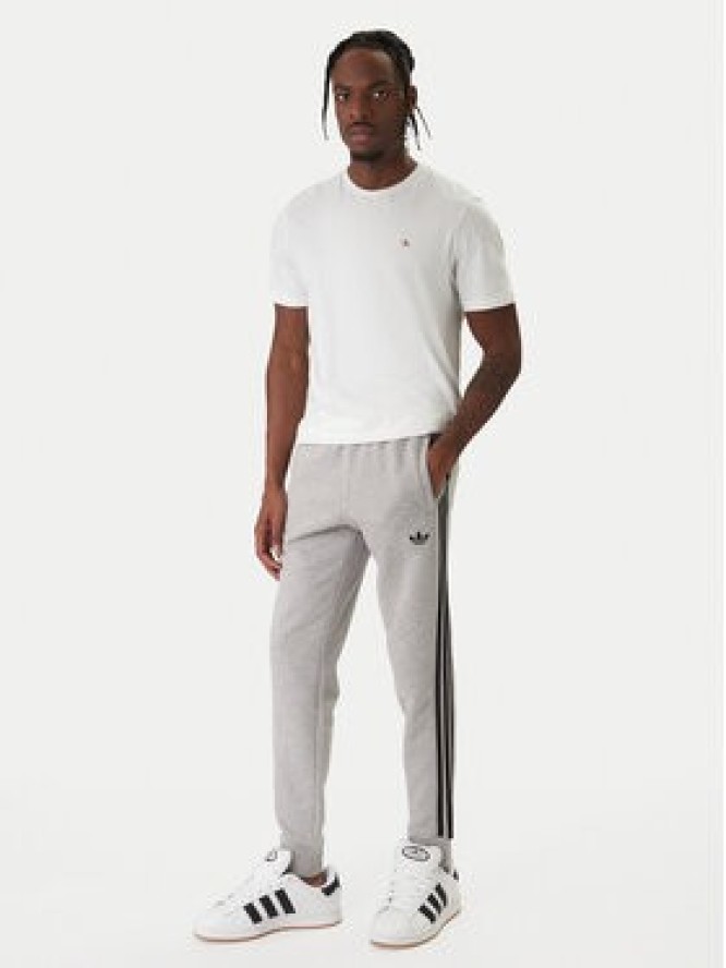adidas Spodnie dresowe 3-Stripes KE2428 Szary Slim Fit