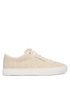 Tommy Hilfiger Sneakersy Th Hi Vulc Core Low Chambray FM0FM05818 Beżowy