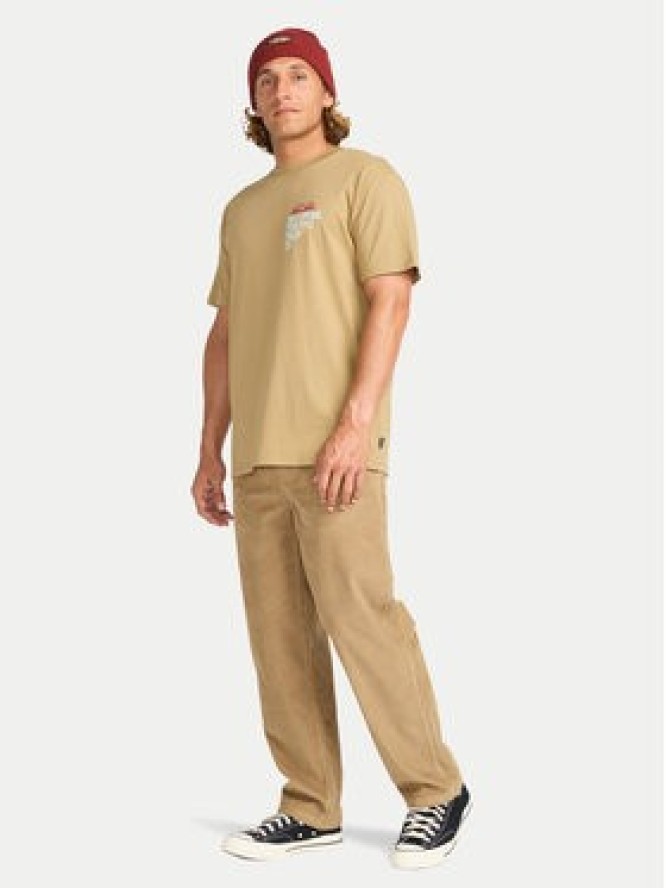 Billabong T-Shirt Twin Fin EBYZT00362 Beżowy Regular Fit