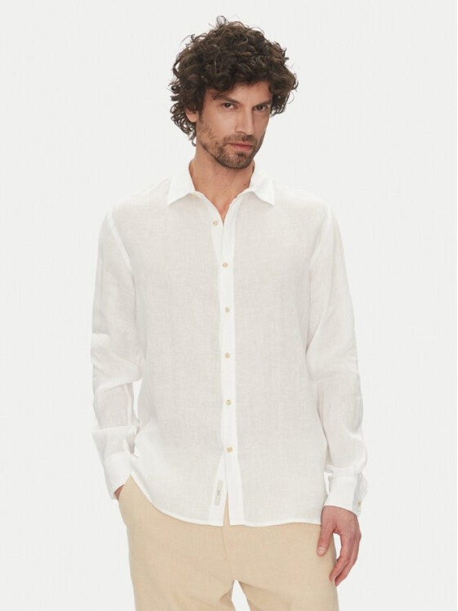 Liu Jo Koszula QA5097 T4359 11001 Biały Regular Fit