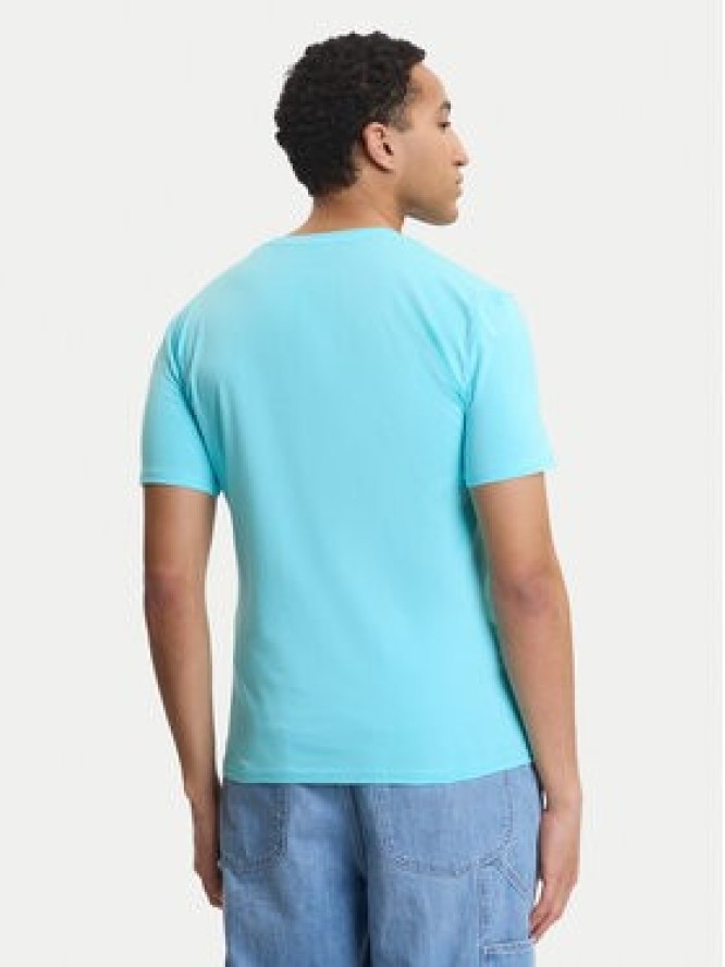 Guess T-Shirt F6GI09 J1314 Niebieski Slim Fit
