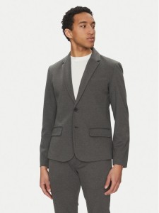 Blend Marynarka 20716657 Szary Regular Fit