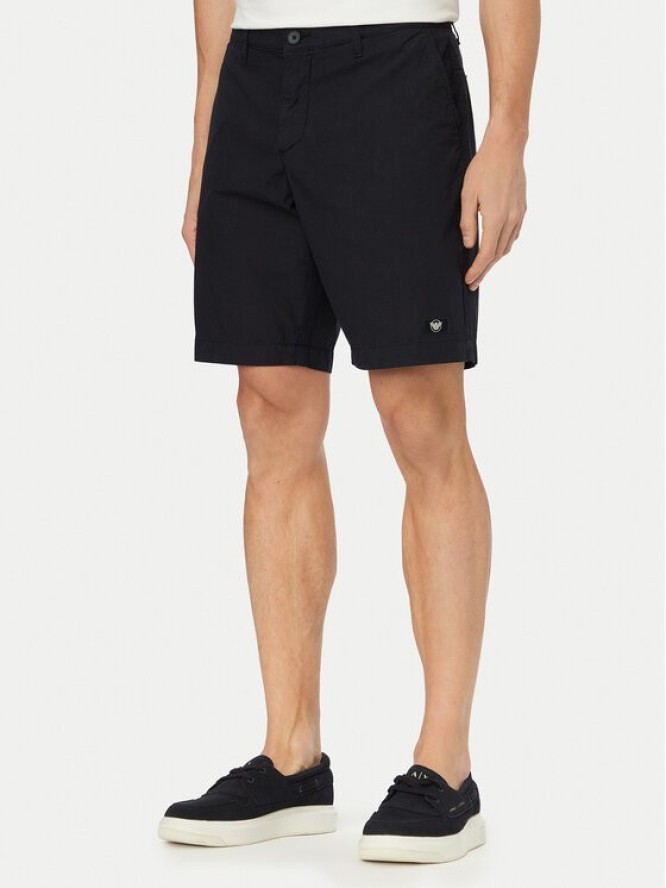 Emporio Armani Szorty sportowe EM000591 AF20428 UB102 Granatowy Regular Fit