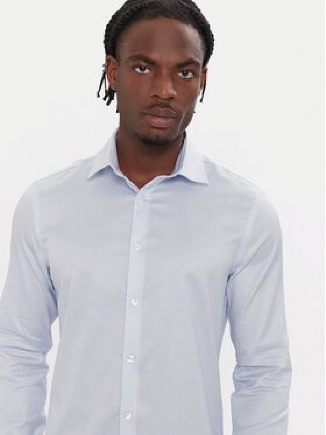 Calvin Klein Koszula LV019EU068 Błękitny Slim Fit