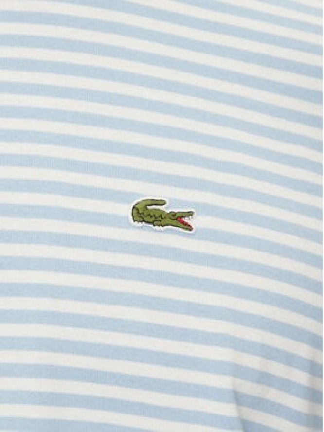 Lacoste T-Shirt TH9749 Błękitny Regular Fit
