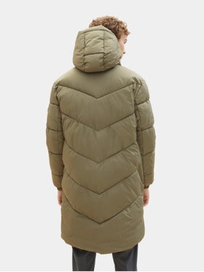 Tom Tailor Denim Kurtka zimowa 1037389 Zielony Regular Fit