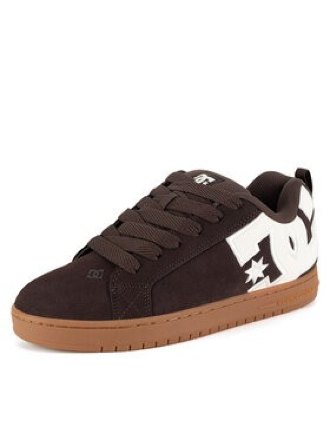 DC Shoes Sneakersy COURT GRAFFIK SE DC01665200 Brązowy