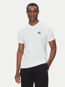 KARL LAGERFELD T-Shirt 755021 552224 Biały Regular Fit