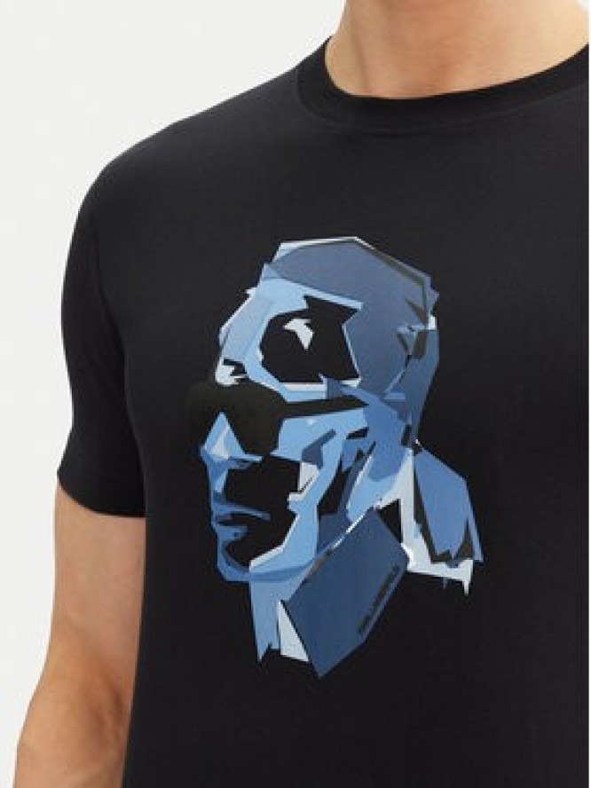 KARL LAGERFELD T-Shirt 755065 552241 Granatowy Regular Fit