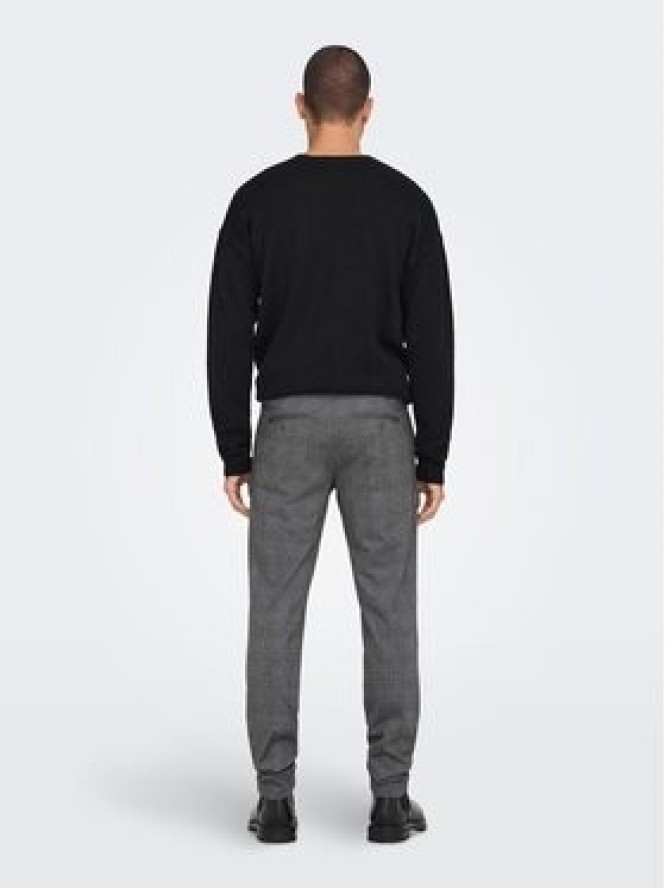 Only & Sons Chinosy 22019887 Szary Slim Tapered Fit