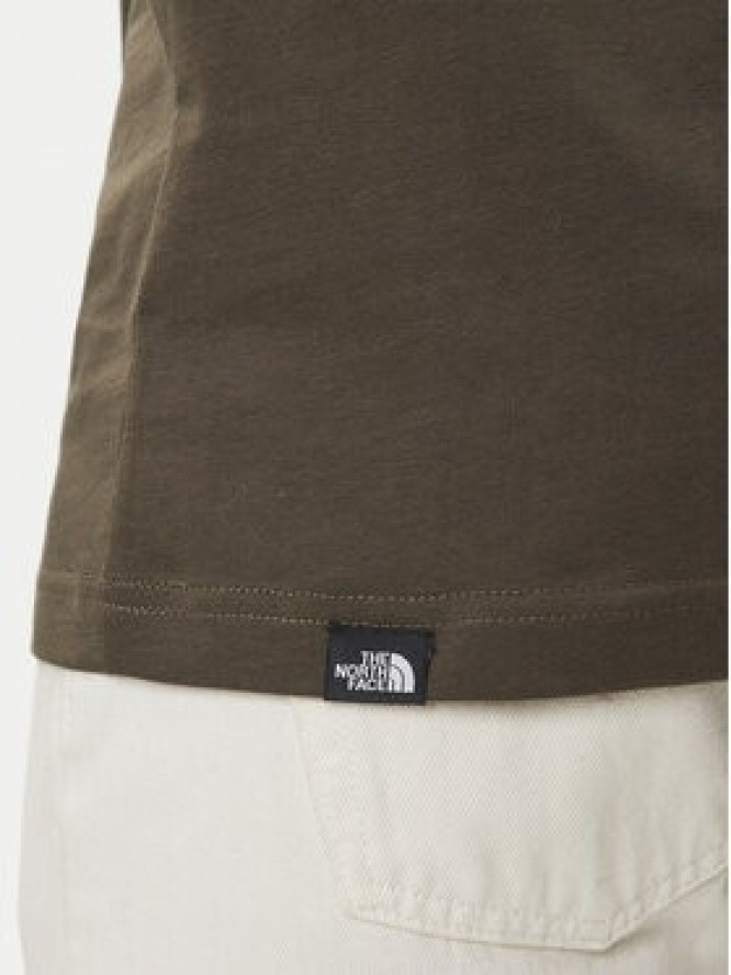 The North Face T-Shirt Simple Dome NF0A87NG Brązowy Regular Fit