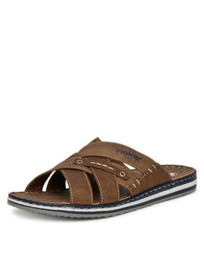 Rieker Klapki 21599-24 Brązowy