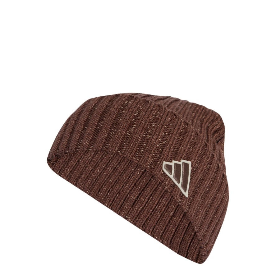 Czapka typu beanie z melanżowym wykończeniem