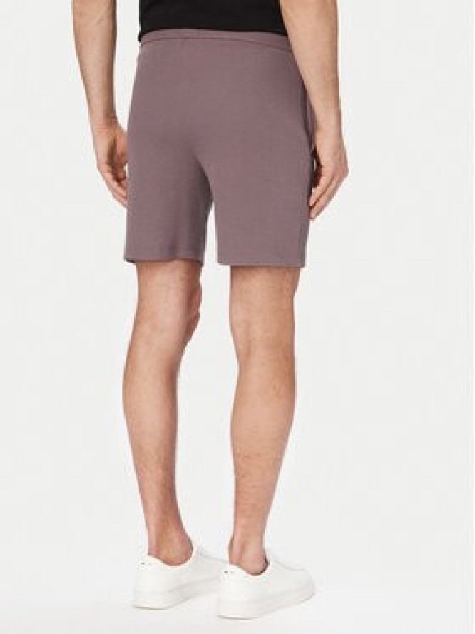 BOSS Szorty sportowe Waffle 50535884 Fioletowy Regular Fit