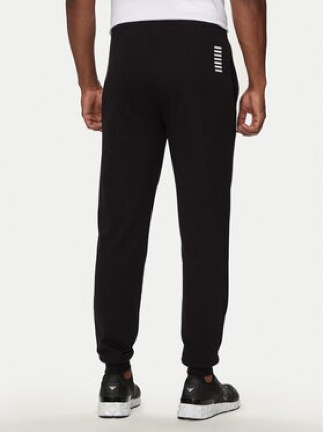EA7 Emporio Armani Spodnie dresowe 8NPP66 PJVRZ 1200 Czarny Regular Fit
