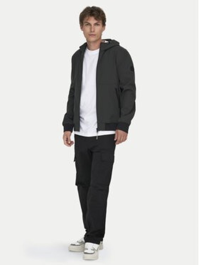 Only & Sons Spodnie materiałowe Ray 22028640 Czarny Loose Fit