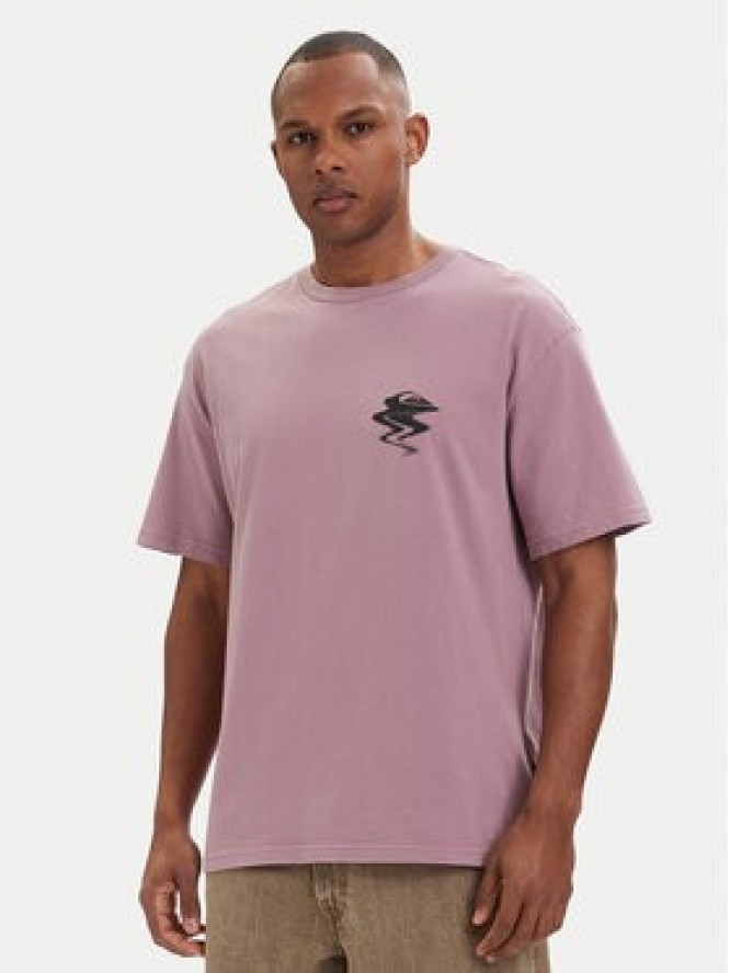 Quiksilver T-Shirt Elderberry EQYZT08200 Fioletowy Regular Fit