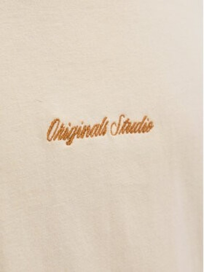 Jack & Jones T-Shirt Norrebro 12282892 Écru Relaxed Fit