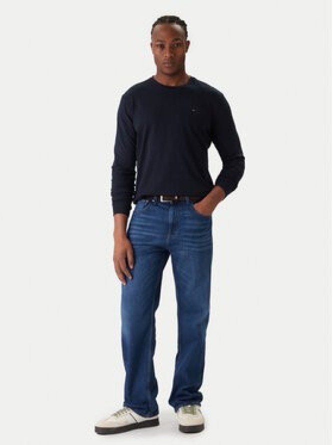 Tommy Jeans Komplet longsleeve DM0DM22148 Granatowy Slim Fit