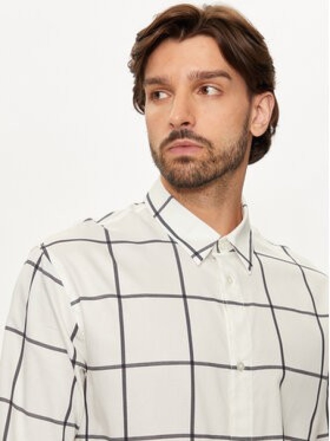Armani Exchange Koszula 6DZCL5 ZN5FZ 51AW Biały Regular Fit