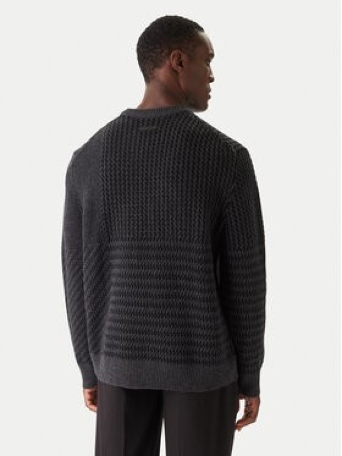 Calvin Klein Sweter LV04LD306G Szary Regular Fit