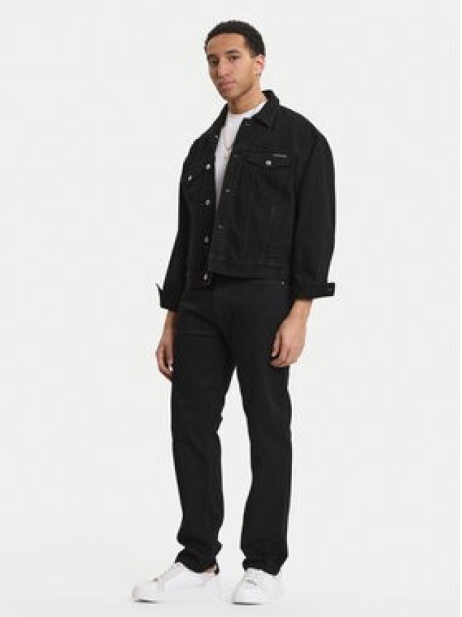 Calvin Klein Jeans Jeansy LV04RF944G Czarny Straight Fit