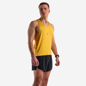 Tank top DZIK® PRO RUN żółty