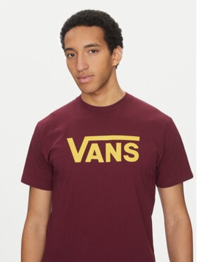 Vans T-Shirt Classic VN000GGG Bordowy Regular Fit
