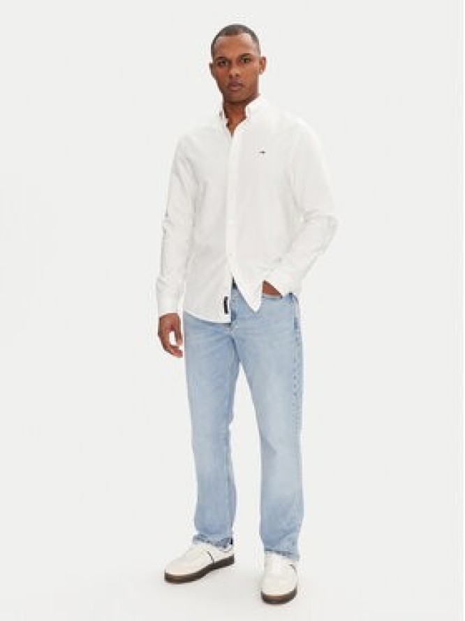 Tommy Jeans Koszula DM0DM21298 Biały Regular Fit