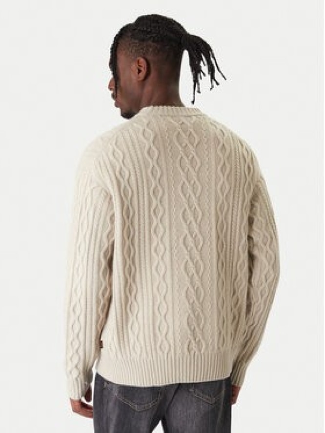 BOSS Sweter Kableto 50548689 Beżowy Regular Fit