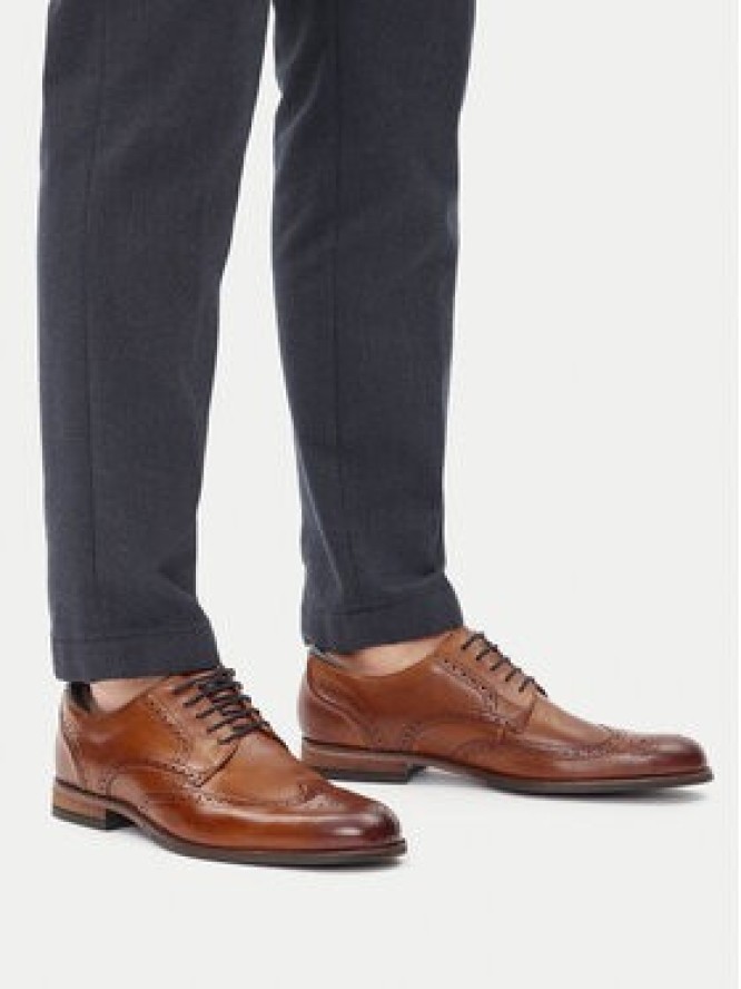 Clarks Półbuty Craftarlolimit 26171453 Brązowy