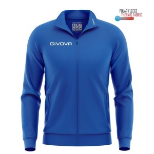 Bluza sportowa Givova Polarfleece Mono 500 niebieska